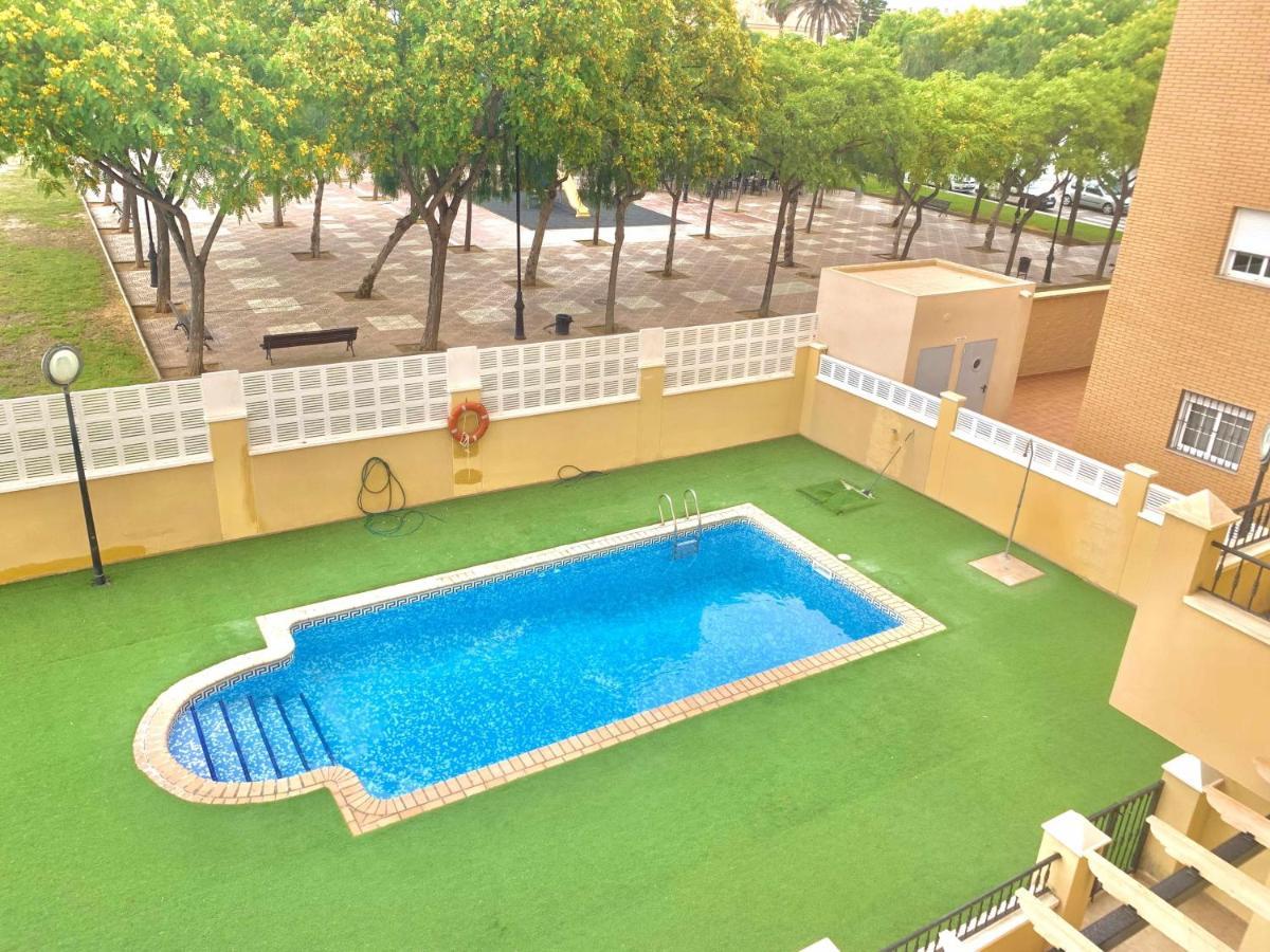 Casa Tino 500M Playa Terraza Garaje Piscina Apartamento Aguadulce  Exterior foto